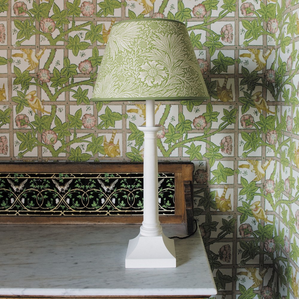 Trellis Wallpaper 217104 by Morris & Co in Summer Yellow